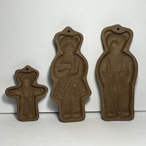 New Country By Hartstone Three Bears Cookie Molds